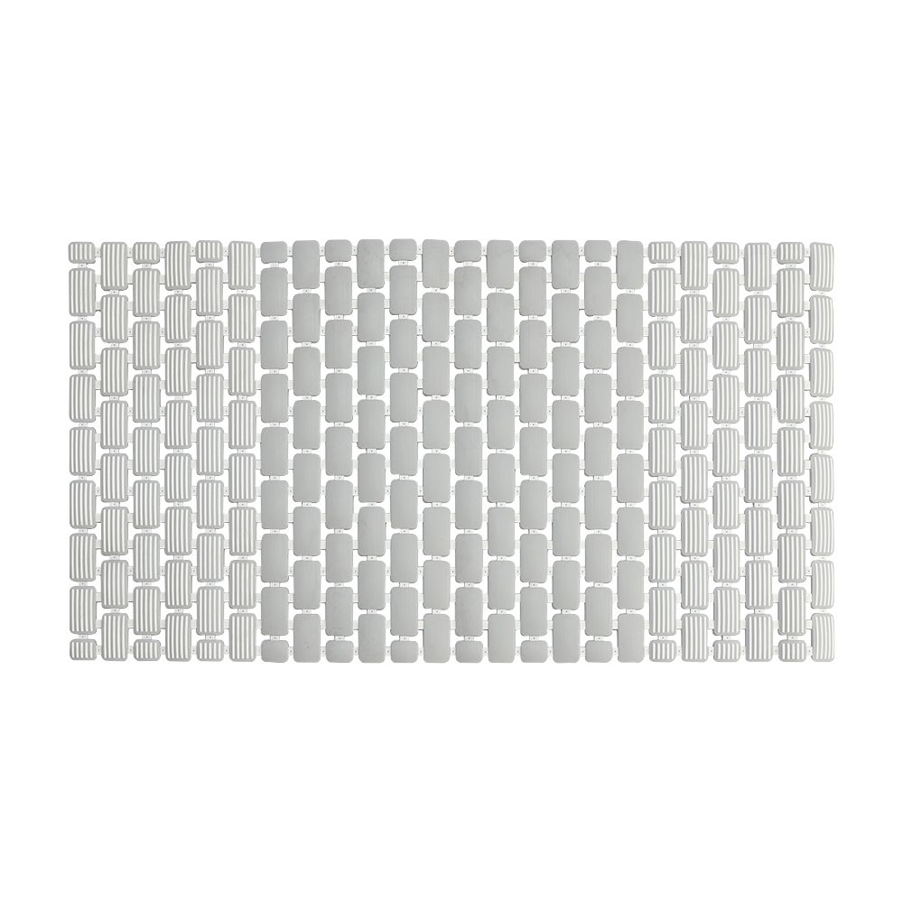 Anti-slip Bathroom Rug Model Cheesy Size 73 x 39.5 cm - Gray