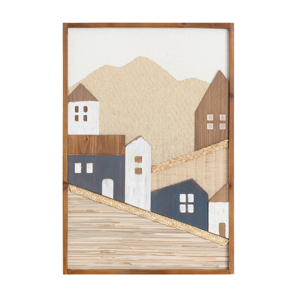 Picture with frame Model Shay Size 41 x 61 cm - Multicolor