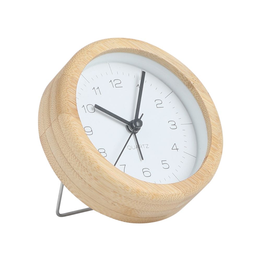 Clock alarm Model Molonne Size 4 inch - White/natural
