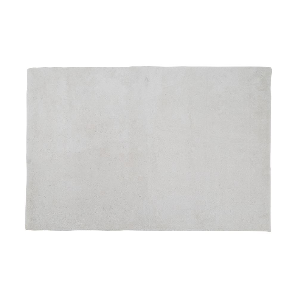Floor carpet Model Cloudy-M Size 120 x 180 cm - White ivory