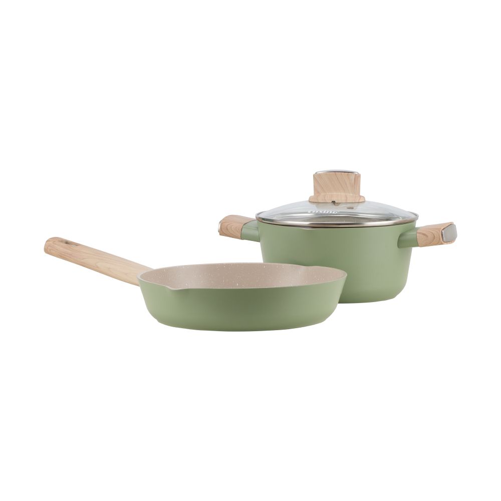 Kitchenware Model Winnero (3 pieces/) - Green/natural