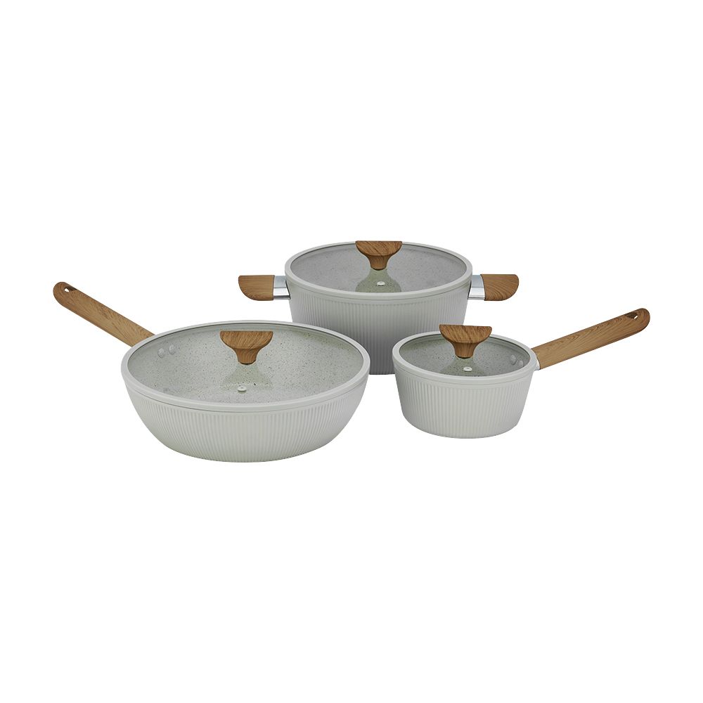 Kitchenware Model Forqueya (6 pieces/) - light gray/natural