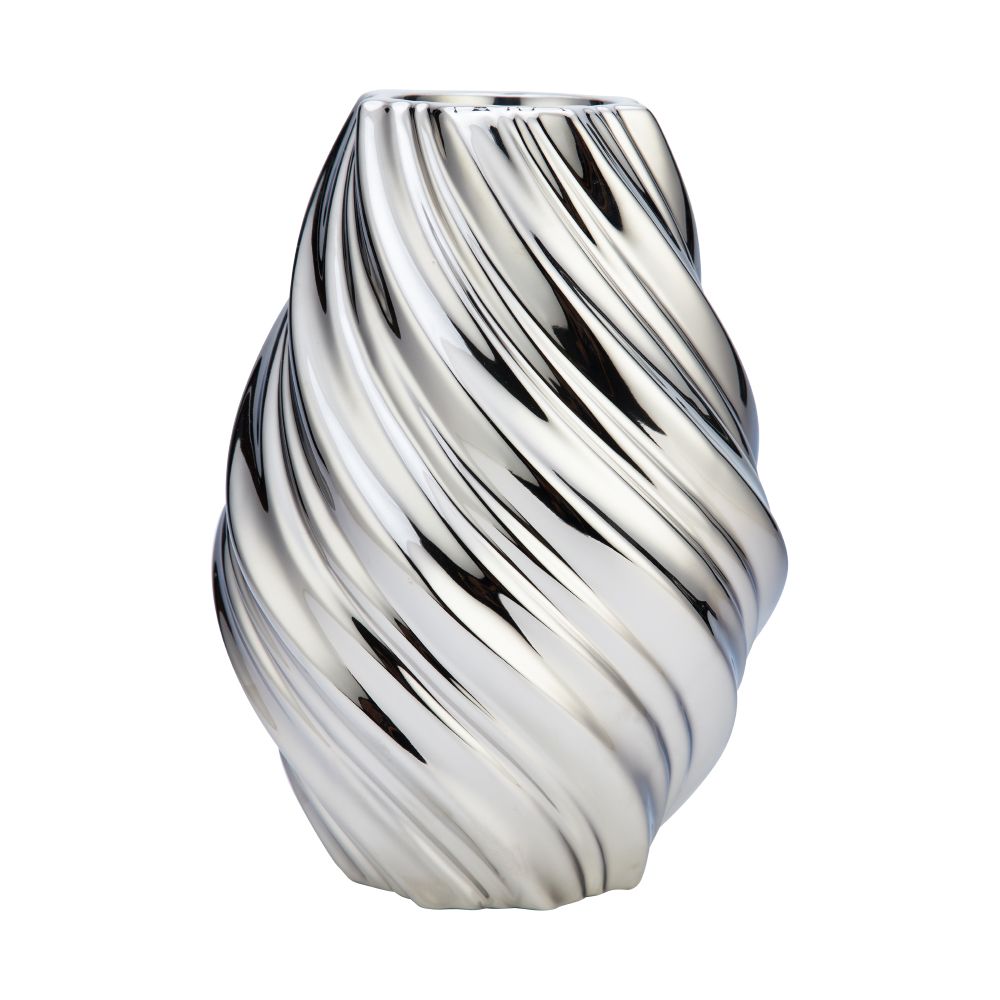 Vase table model Madenly Size 10 inch - silver color