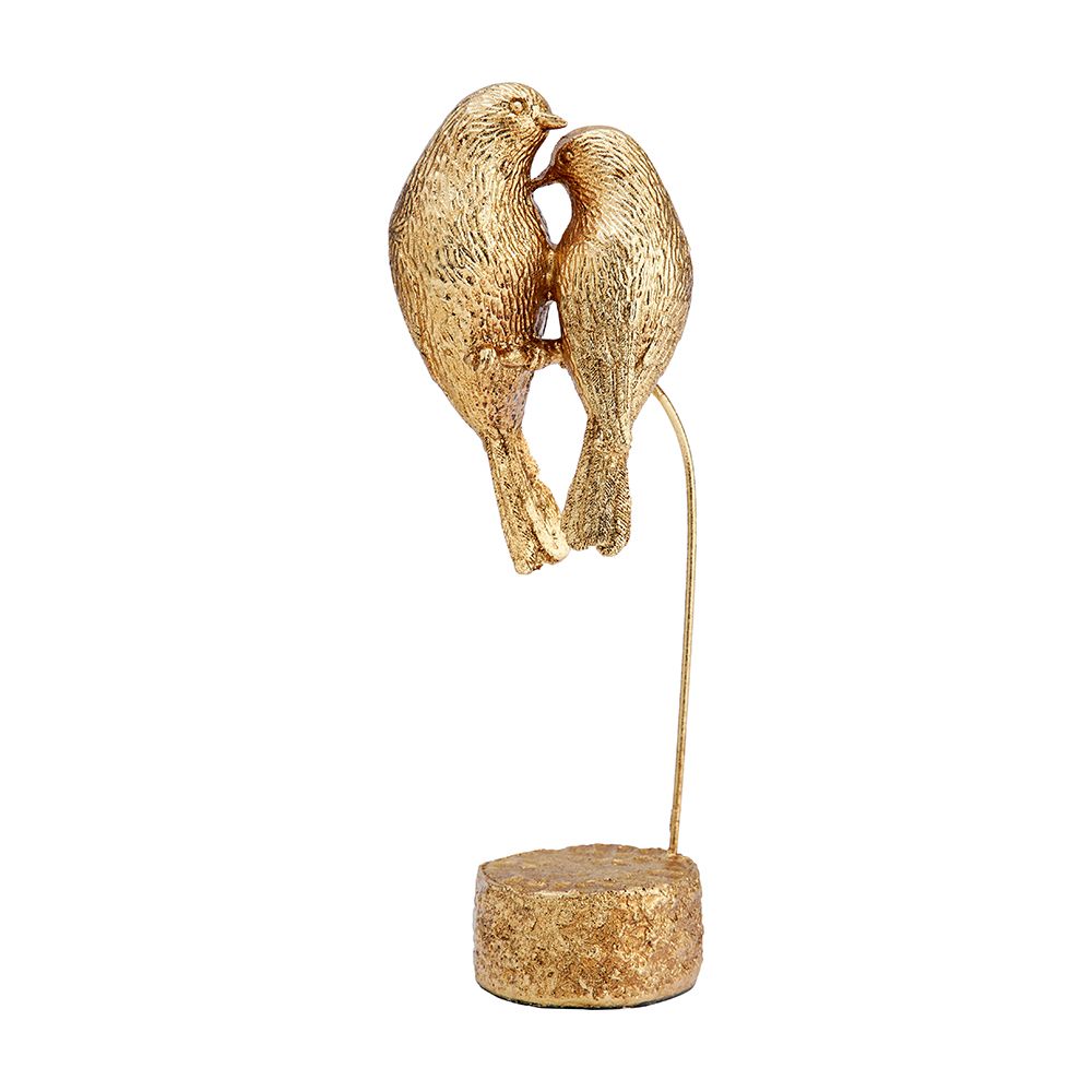Bird statue, Model Austonn, Size 10 inch - Gold