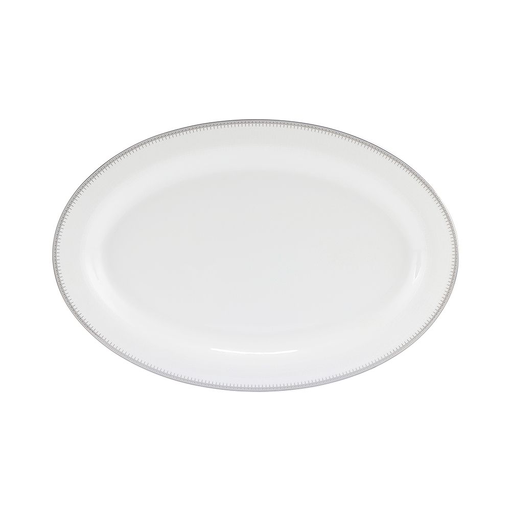Cradle plate Model Aspeno Size 14 inch - White/Silver