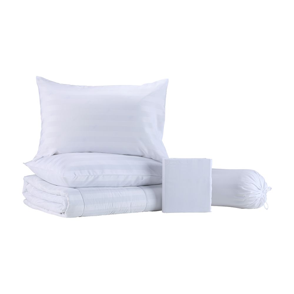 Bedding Model M Linnie-2 Size 6 feet (6 pieces/) - White