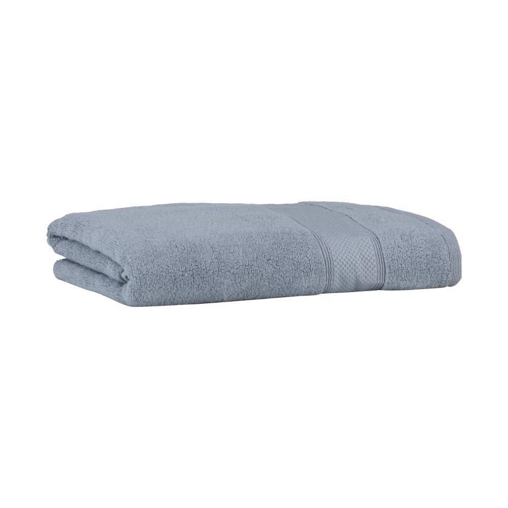 Bath towel Model Ballini Size 27 x 54 inch - Blue