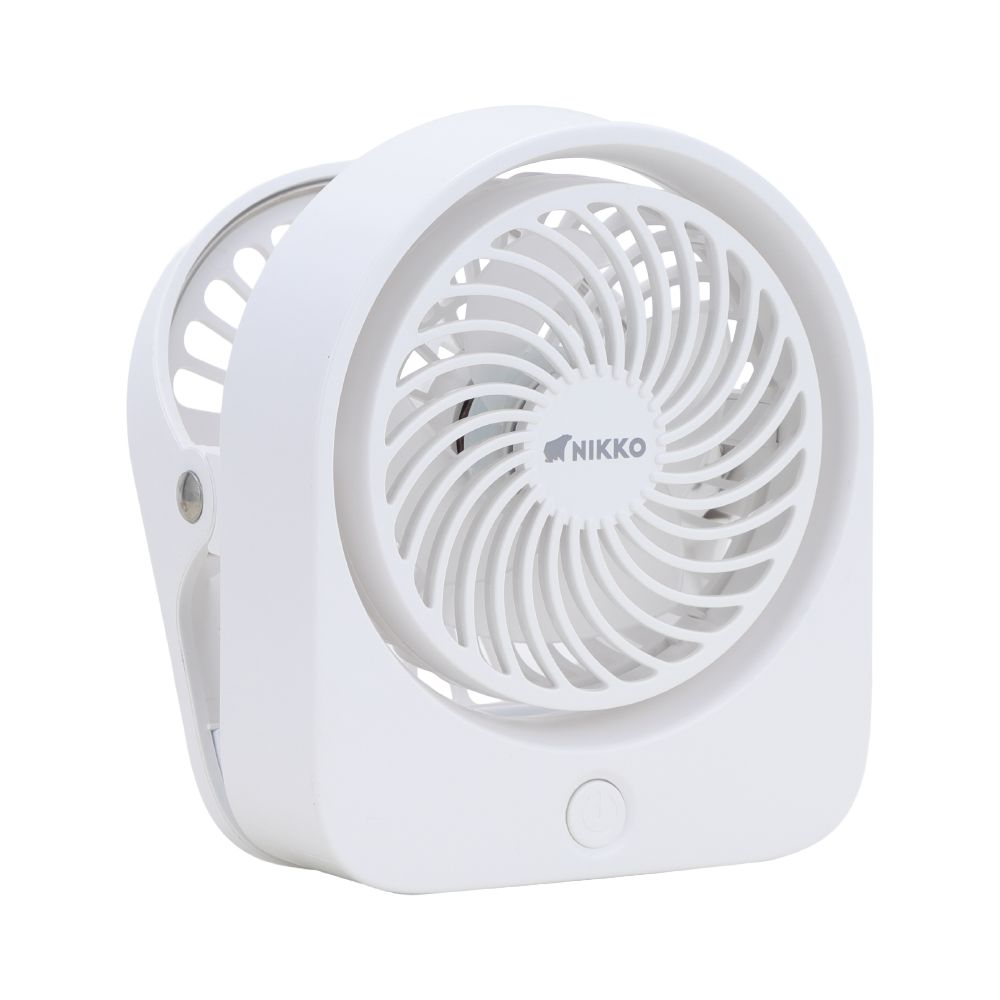 Mini clip fan, Model Nikko - White