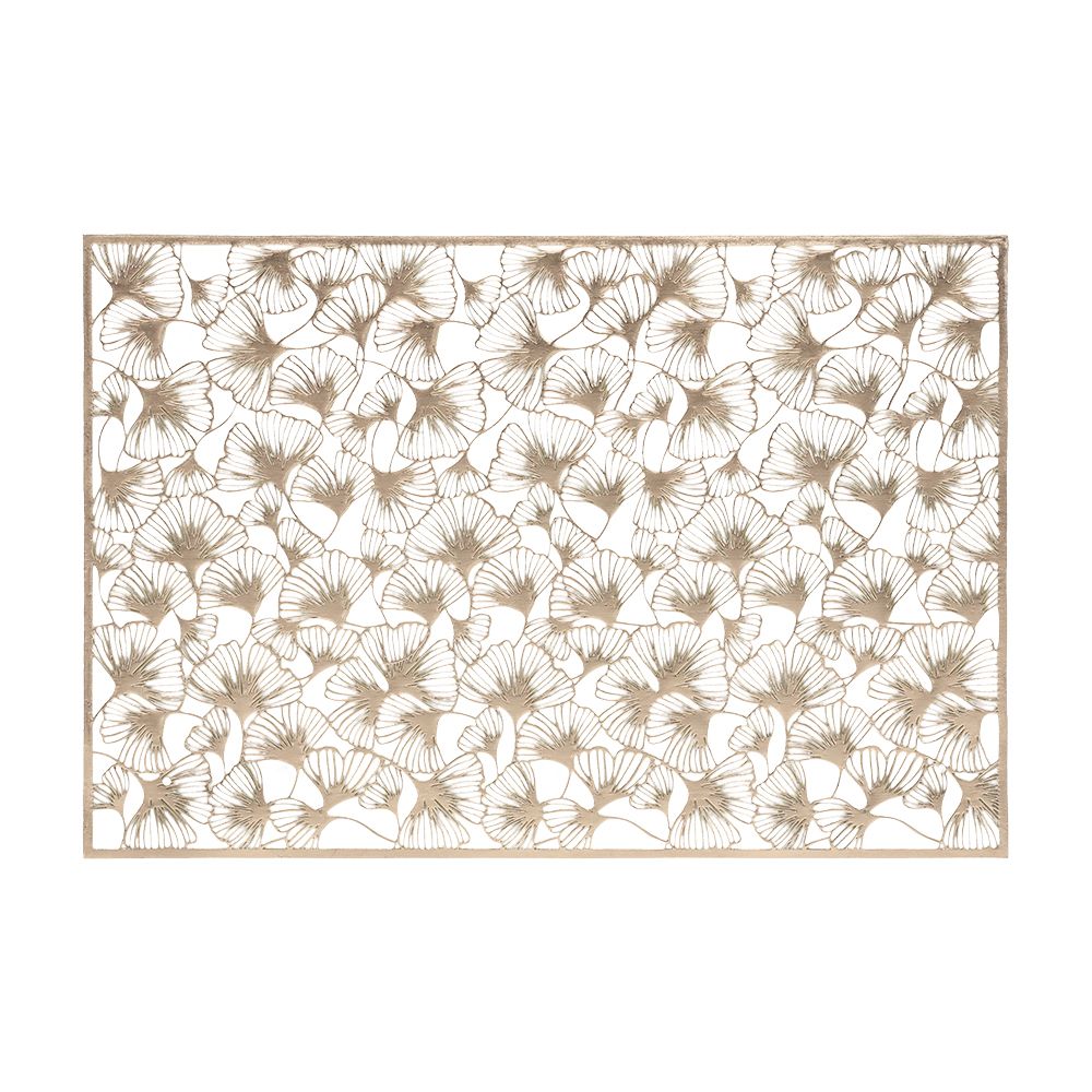 Placemat Model Ginkgo Size 45 x 30 cm - Gold