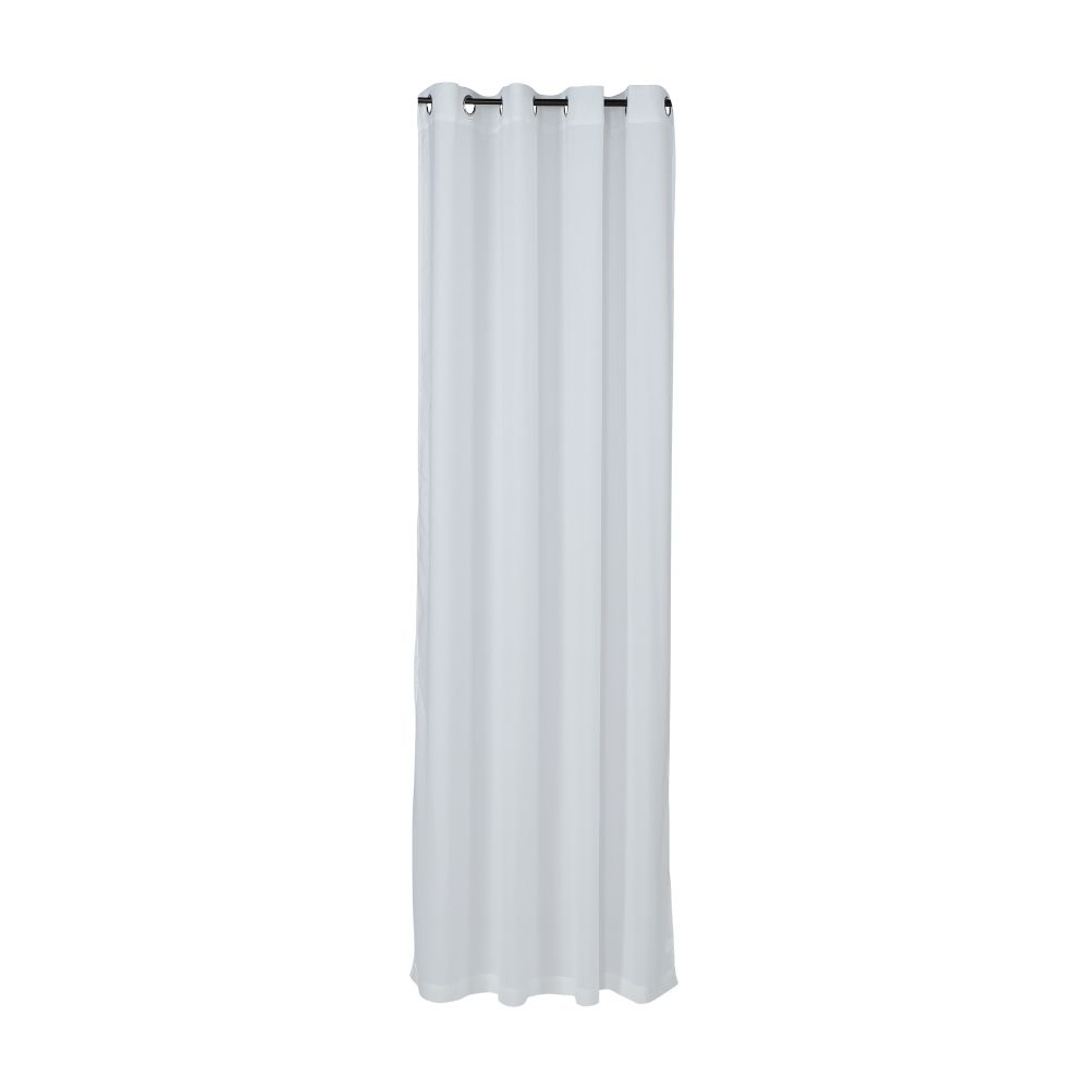 Transparent Curtains Model Serine Size 145 x 250 cm - White
