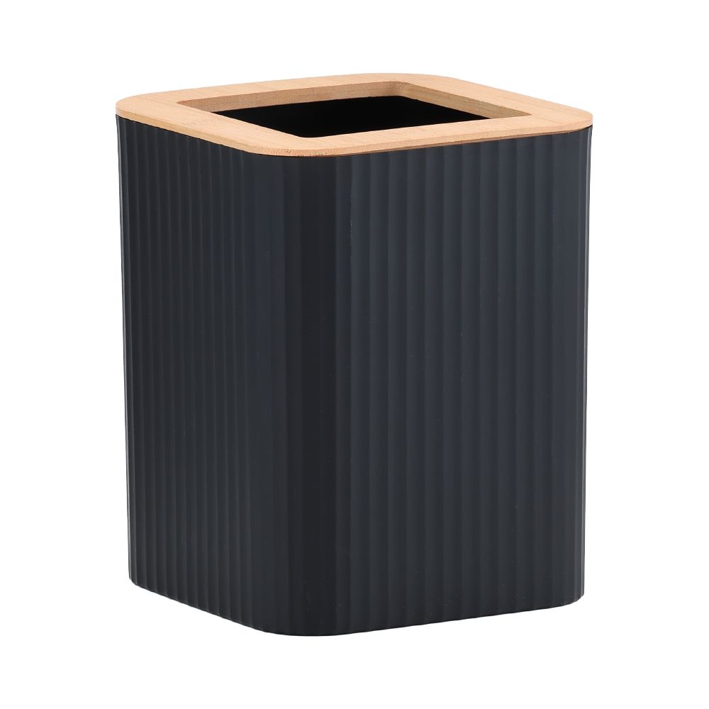Trash bins Model Dyra Size 9 liters - Black/natural