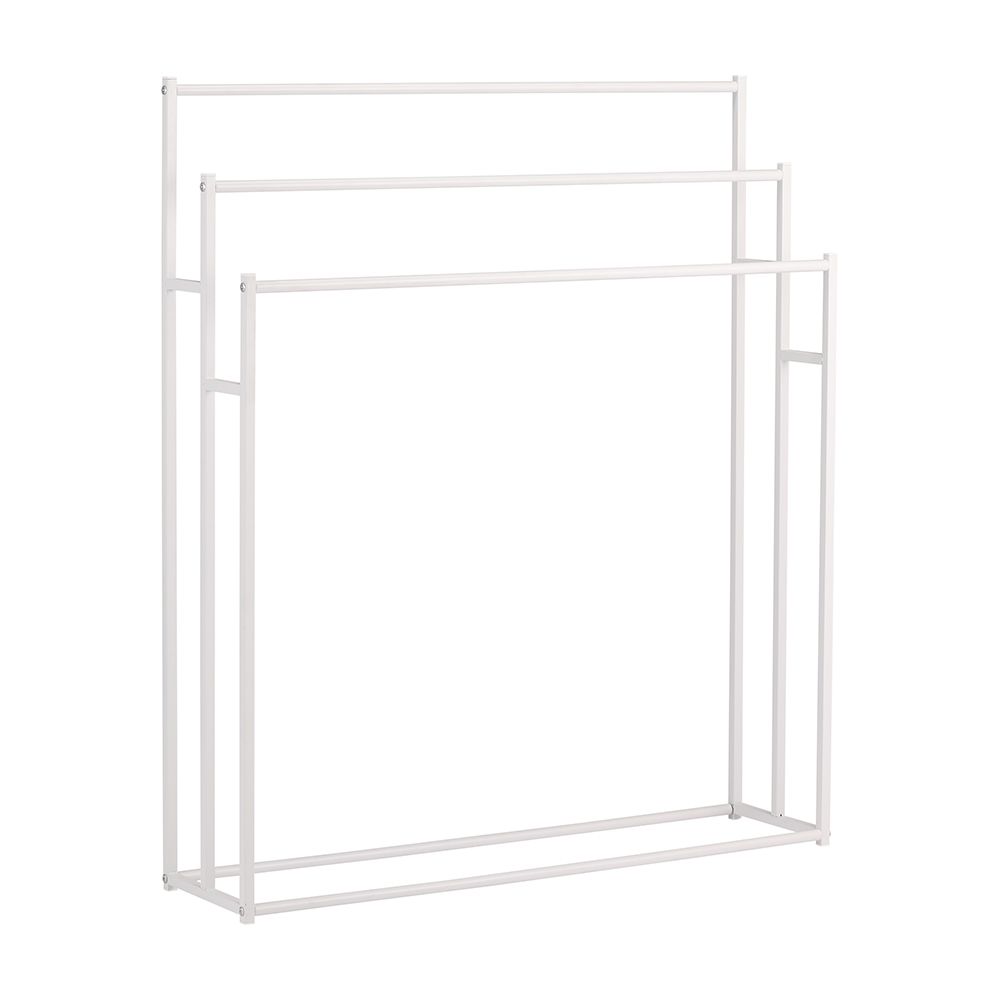 Clothes rack 3 bars Model Cindy Size 95 x 24 x 110 cm - White