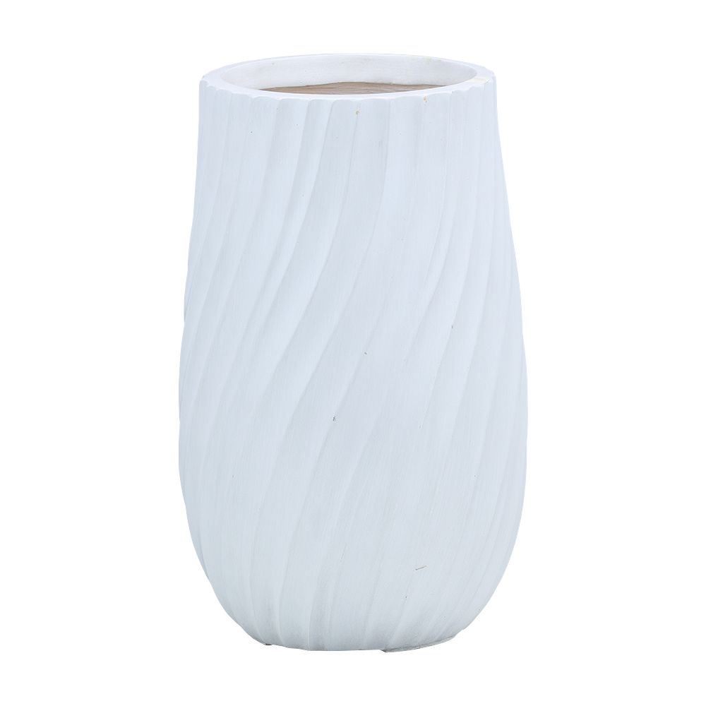 Pot Model Twisto Size 24.5 x 40 cm - White