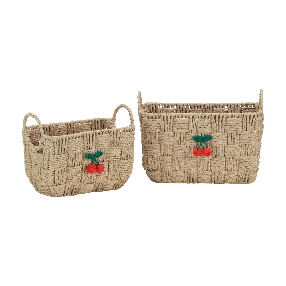 Multipurpose basket Model Sherrin (2 pieces/) - Natural