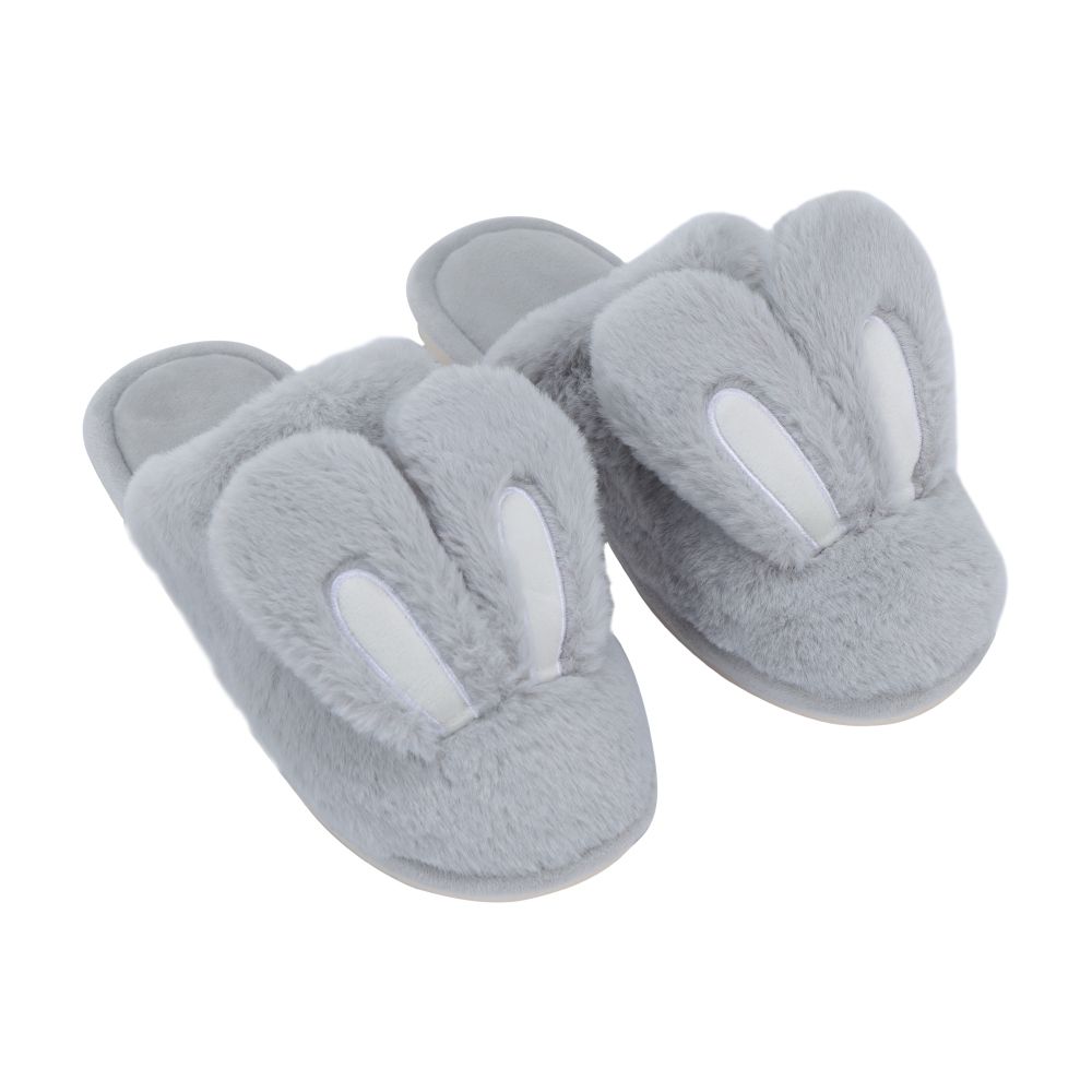 Slippers Model Bunnyce Size 27 cm - Gray light