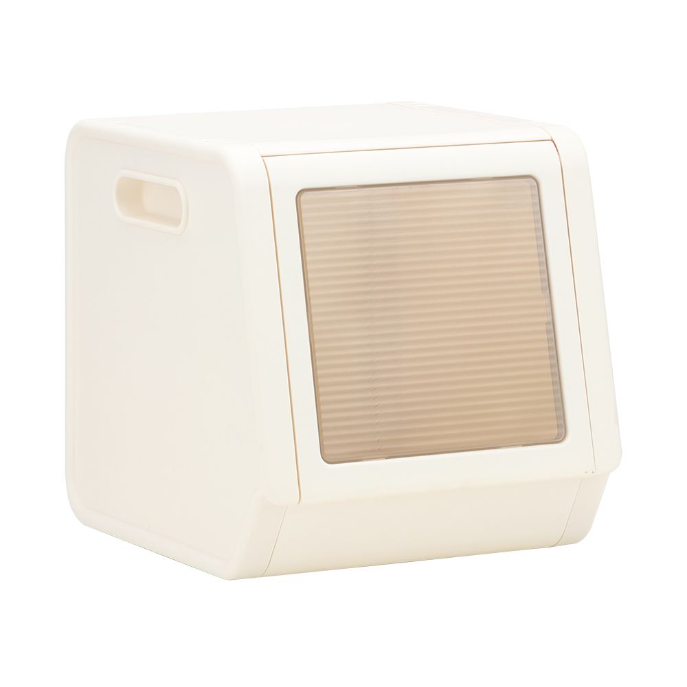 Ron-pattern opening box, Model Tarella, size 25 liters - White
