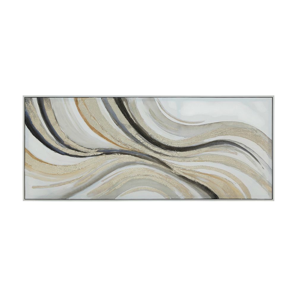 Picture with frame Model Ab Art Size 120 x 50 cm - Multicolor