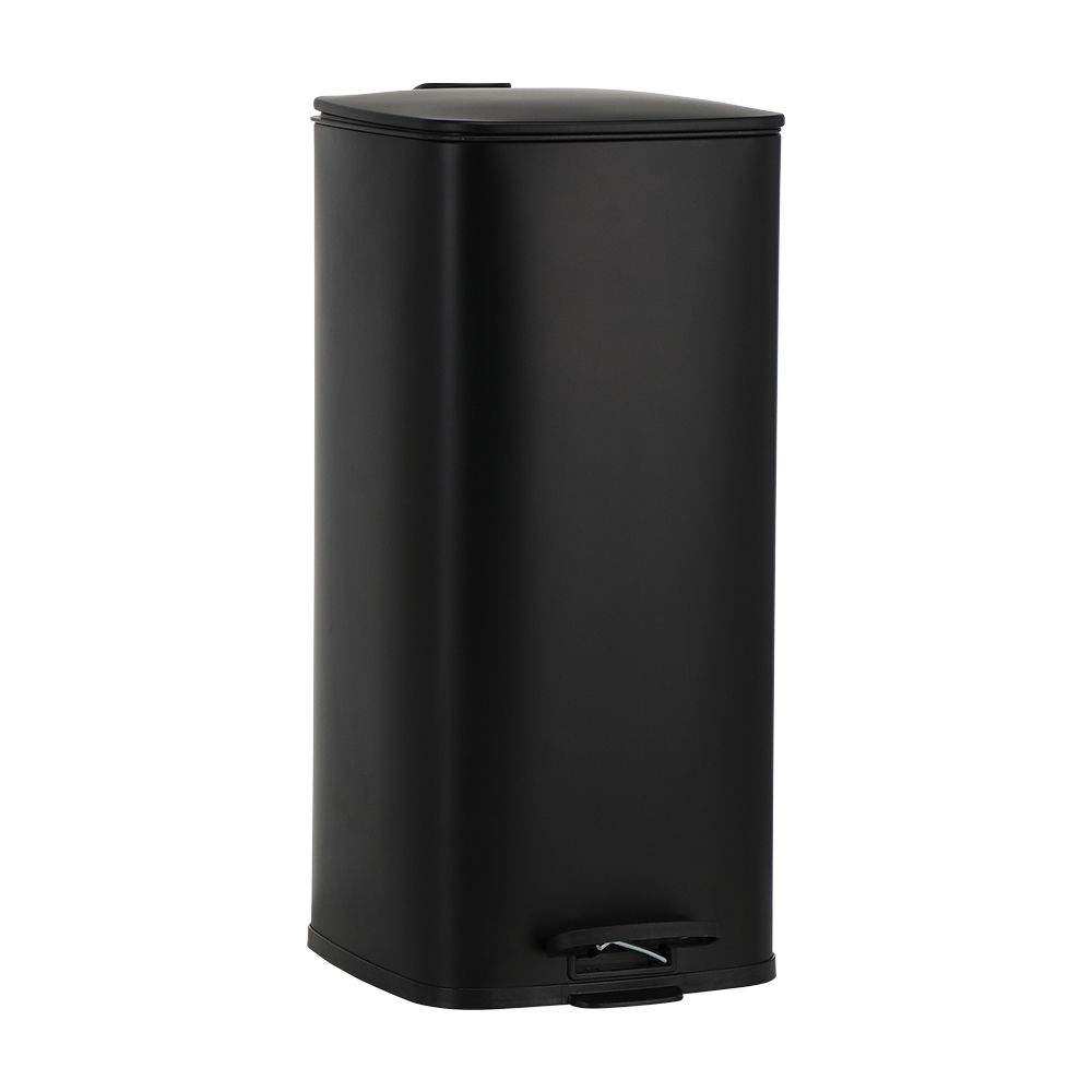 Trash bins with pedal, Model Agnes, Size 30 liters - Black