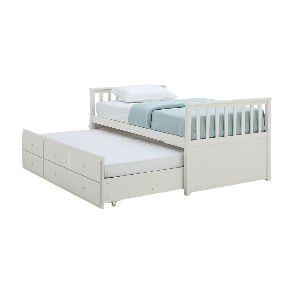 Beds BABY JOURNEY Model Size 3.5 ft - White