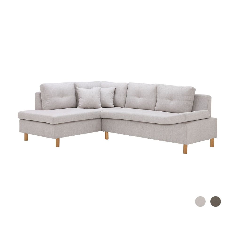 Easy Clean fabric sofa, corner model Ovira