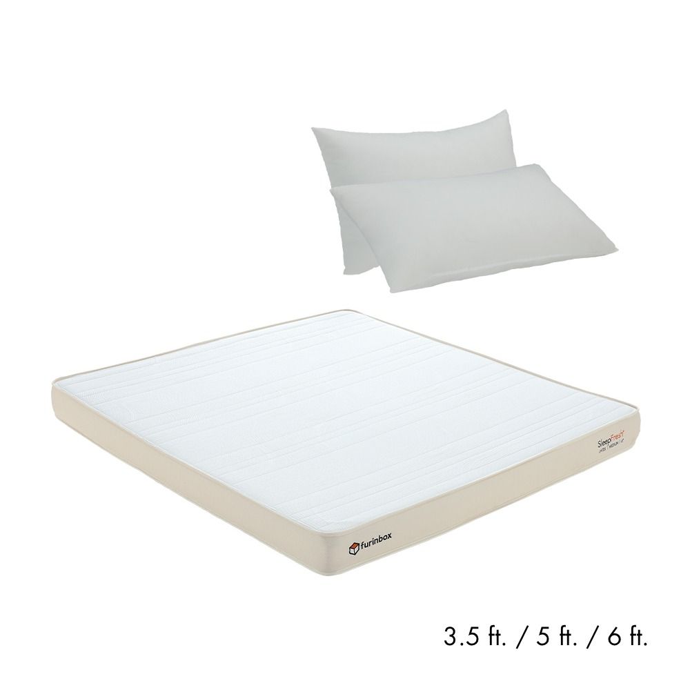 Furinbox Mattresses Model 6 Pillow - White/