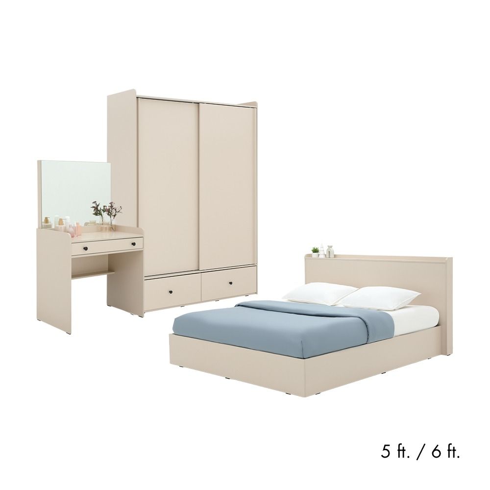 Bedroom sets Model (, Wardrobesdoors, Dressing tables) - Beige