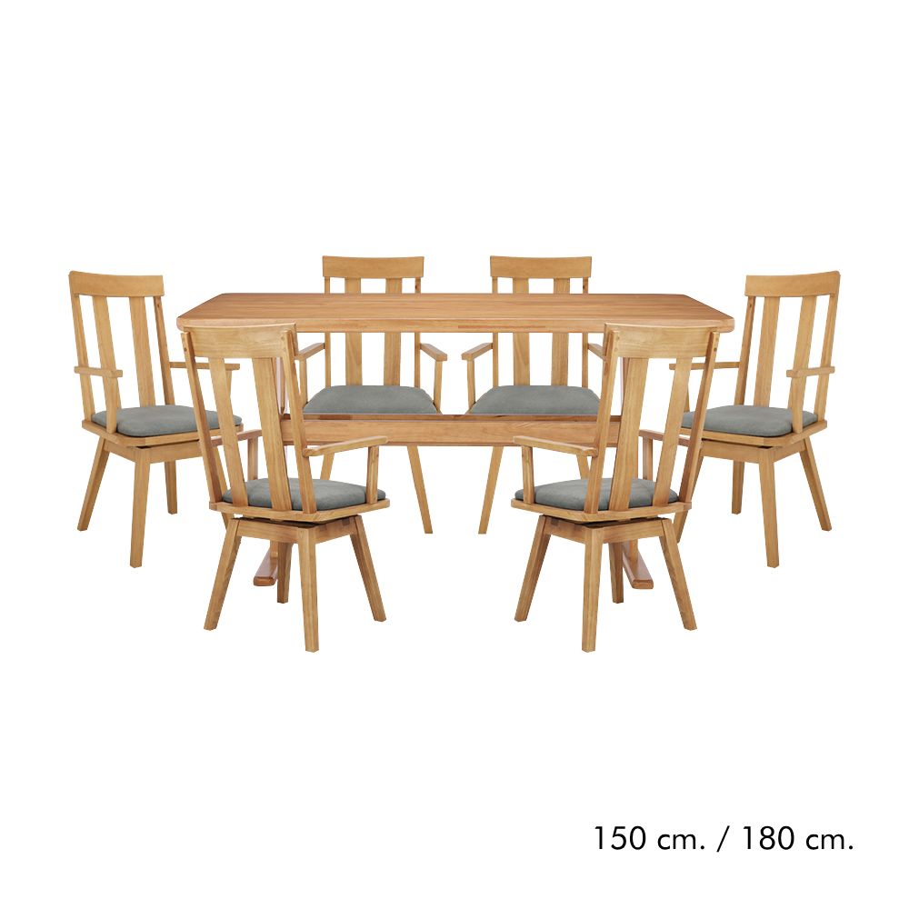Dining tables 6 seater Model - Natural