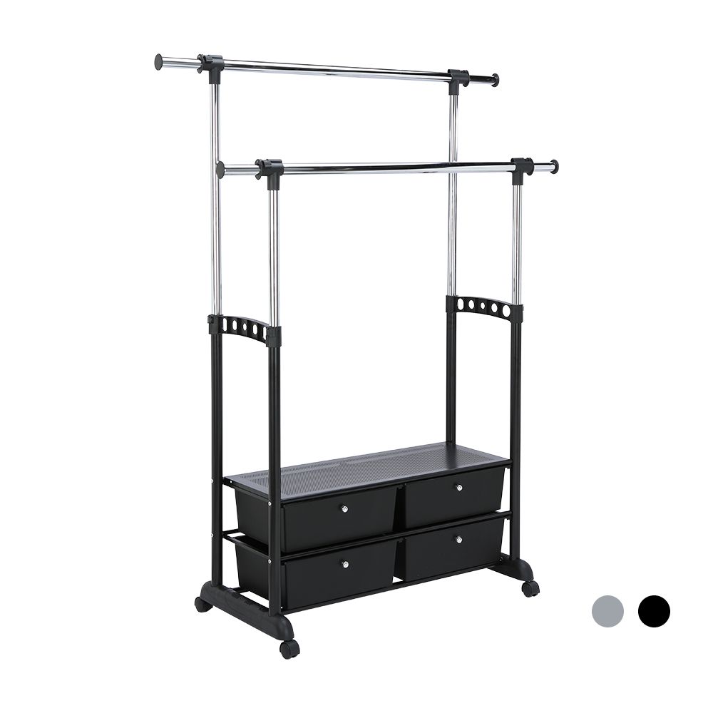 Double rail + 4 drawers, Model Jane