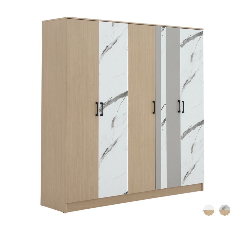 Furinbox Wardrobes 5 doors Model 