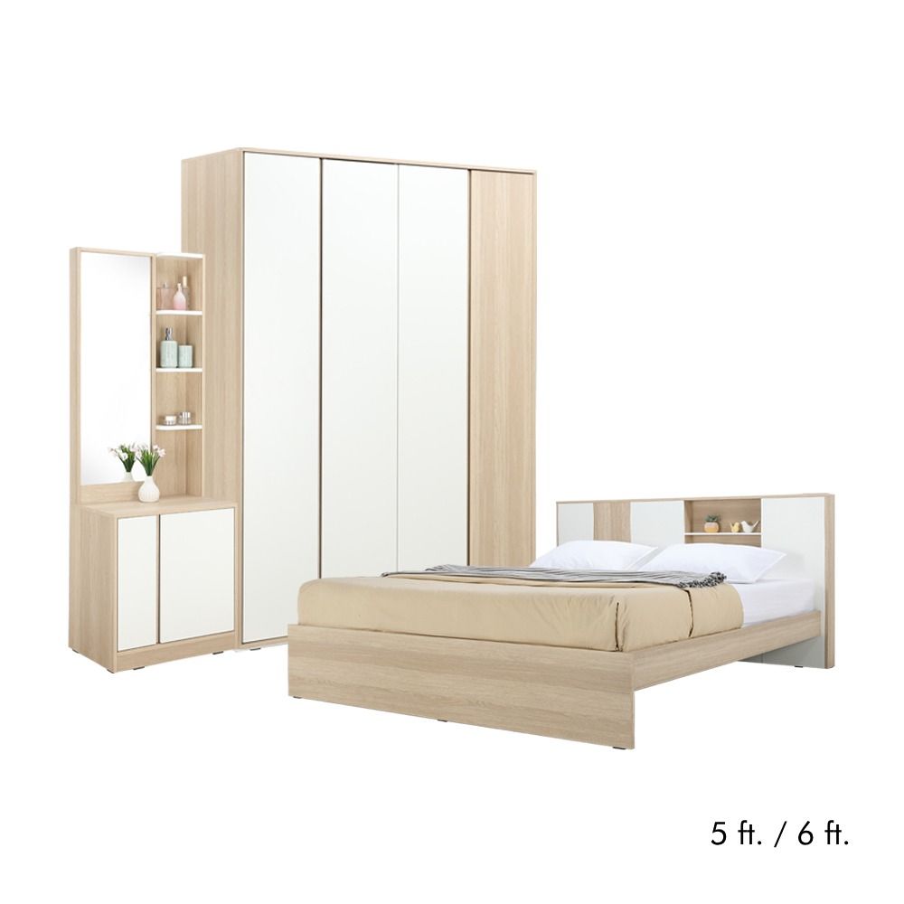Bedroom set (, Wardrobes 4 doors, Dressing tables) - Colordoors /