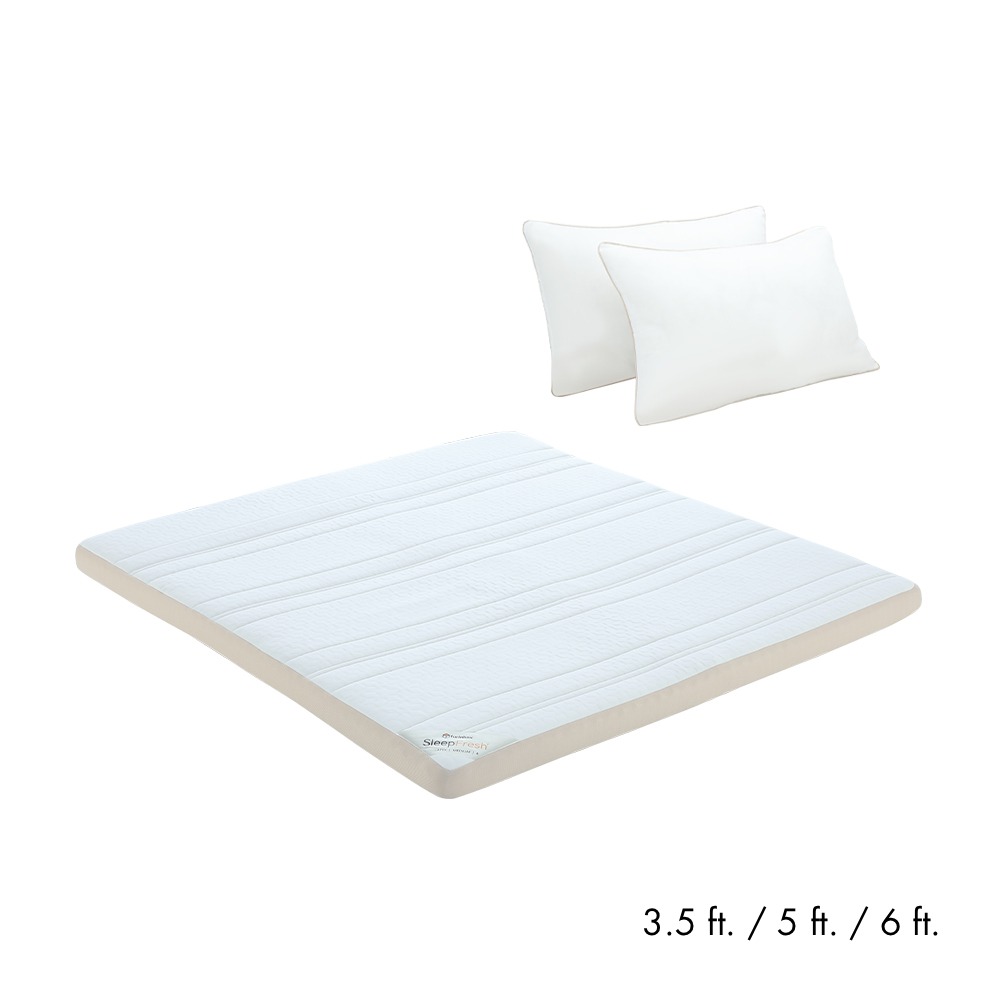 Furinbox Mattress 4 Pillow - white/