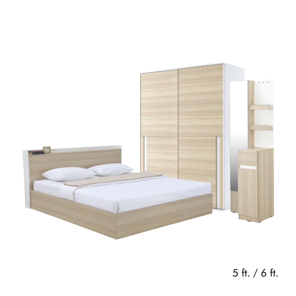 Bedroom set (Beds, doors, Dressing tables) - white/ 
