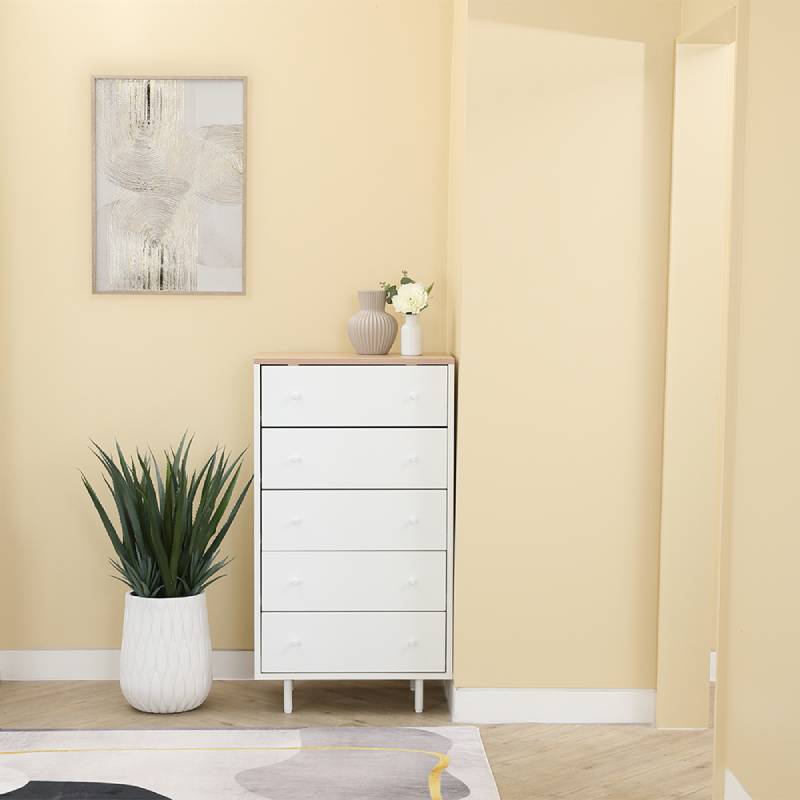 MINIMAL Chest of 5 Drawers