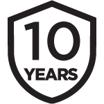 10 year warranty Icon