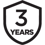 3 year warranty Icon